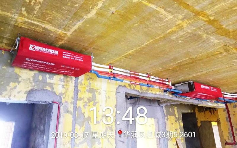 【华润凤凰城3期5-2601】日立家用中央空调多联机+风管机安装案例