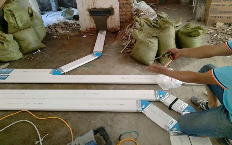 【金叶苑】美国百朗Smarto家用PM2.5空气净化新风系统安装