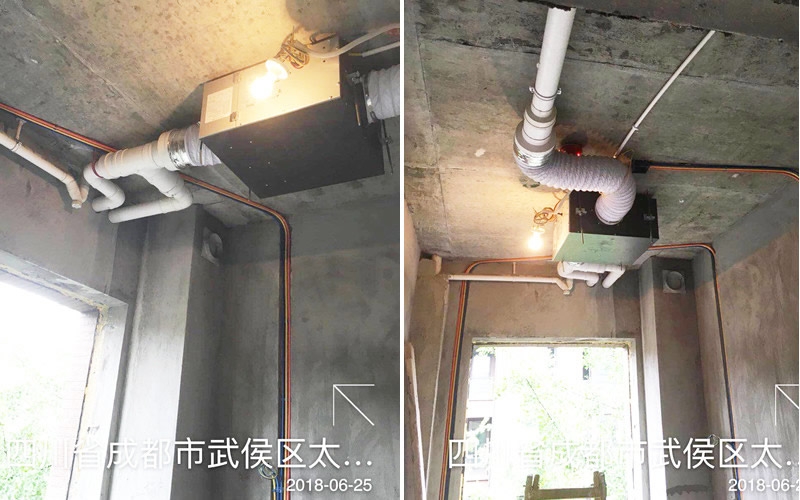 【新界四期1-1-3-5】美国百朗新风系统安装