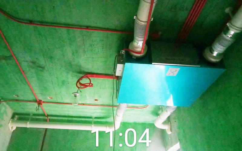 【郎基御今缘13-2-3-1】美国百朗新风系统安装施工案例