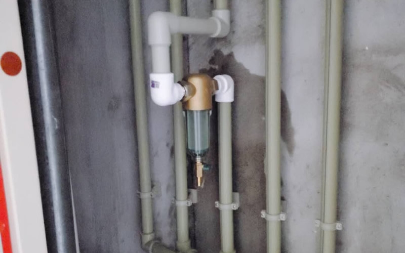 【雅安山水豪庭11-2-27-2】全屋净水系统安装施工案例