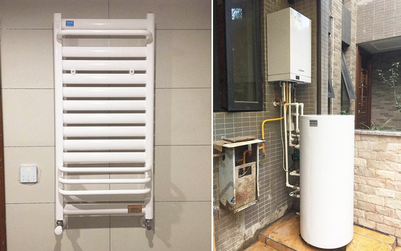 【国奥村一期45栋2号】德国菲斯曼壁挂炉和水箱安装案例