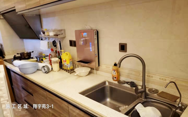 【翔宇苑3-1-509】艾特蓝管线机安装