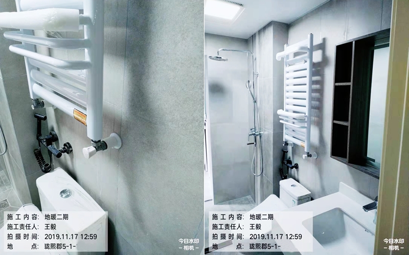 【珑熙郡5-1-1702】德国威能地暖安装施工案例