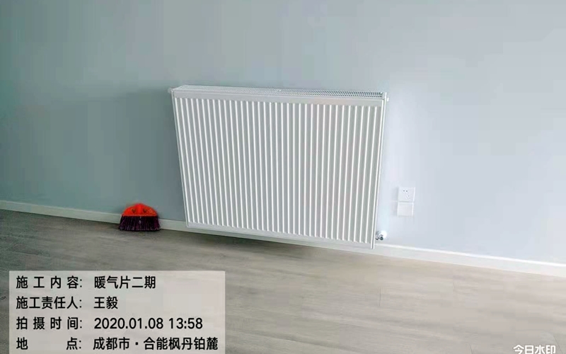 【合能枫丹铂麓3-1-3003】意大利贝雷塔暗装暖气片安装案例