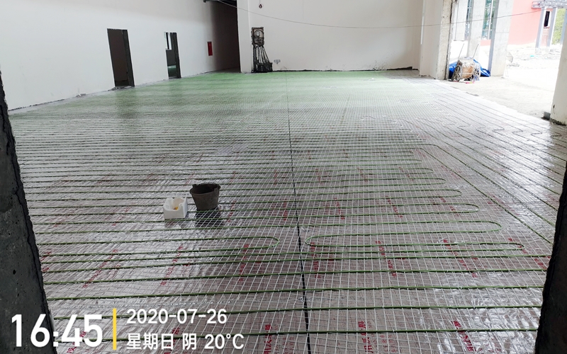 【甘孜九龙县旅游集散中心】电地暖安装施工