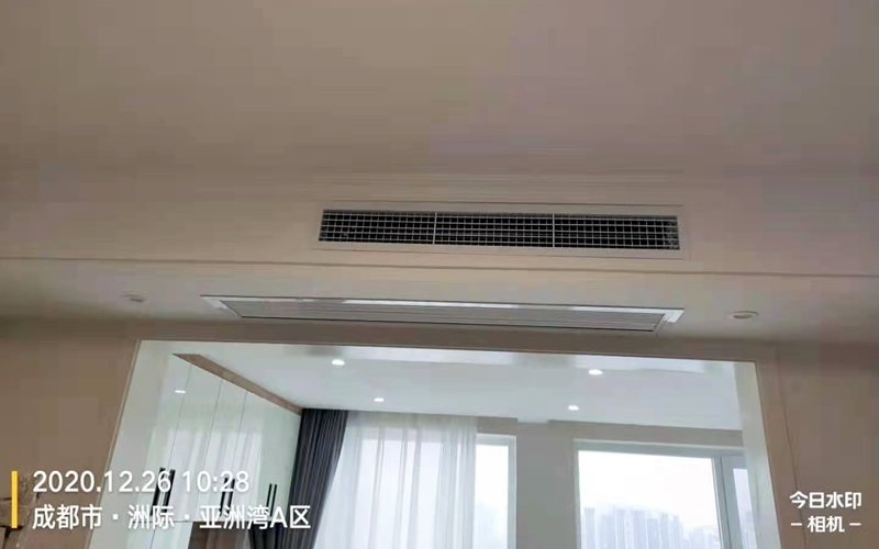 【洲际亚洲湾17-3200】日立家用中央空调风管机安装