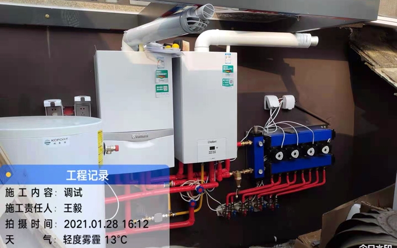 【绿地锦天府34-1-300】德国威能地暖安装施工案例