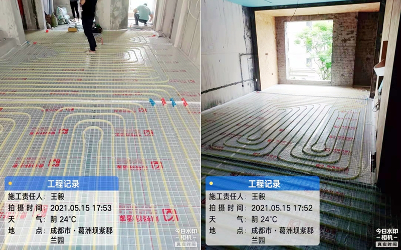 【葛州坝11-2-301】德国威能地暖安装施工案例
