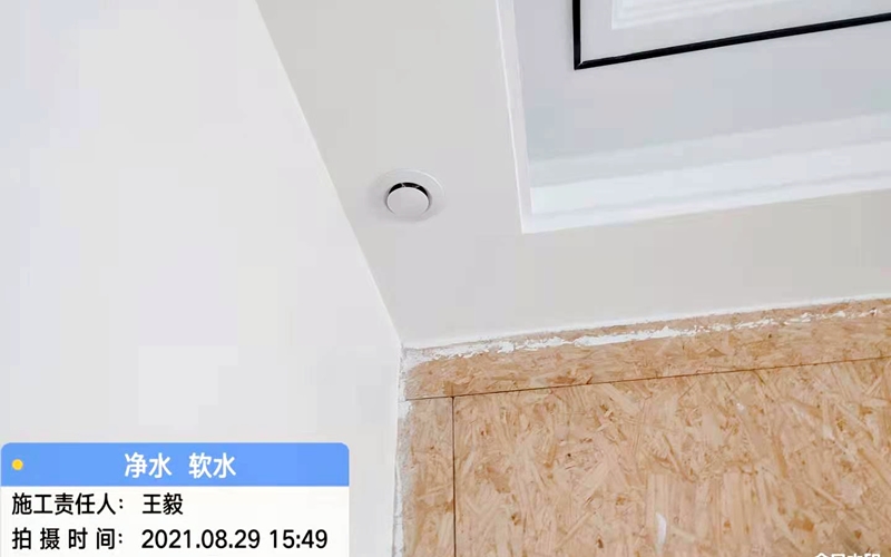 【北大资源紫镜府11-10--】美国百朗新风系统安装施工