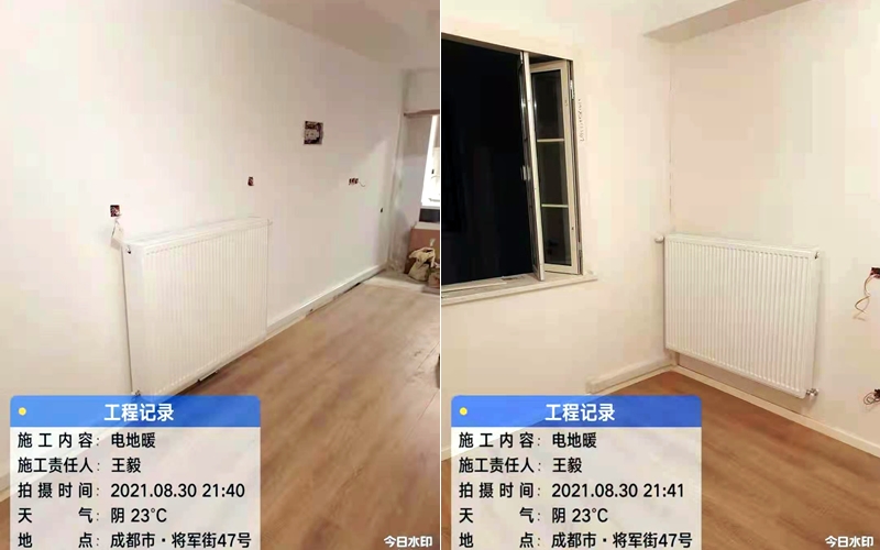 【将军街7号3-3-402】德国威能明装暖气片安装施工