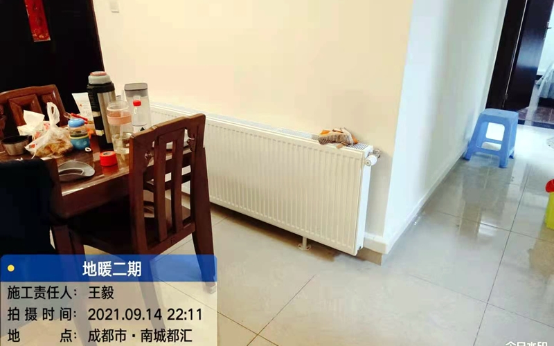 【南城都汇5A19-1002】德国威能明装暖气片安装施工