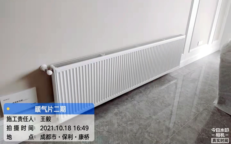 【保利康桥1-22--】德国威能暖气片安装施工案例