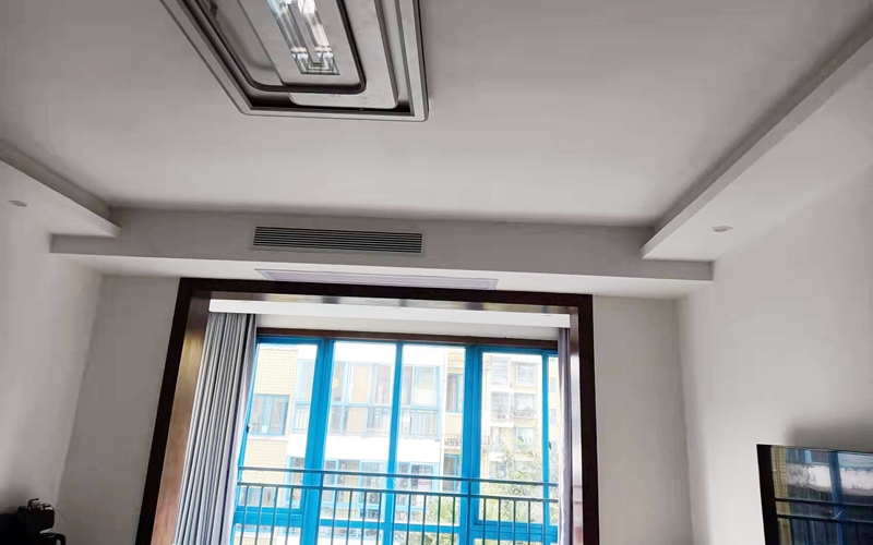 【洪景丽苑8栋3-4-8】日立家用中央空调风管机安装