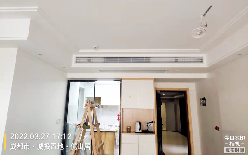 【中房优山1-2-22--】日立家用中央空调多联机安装