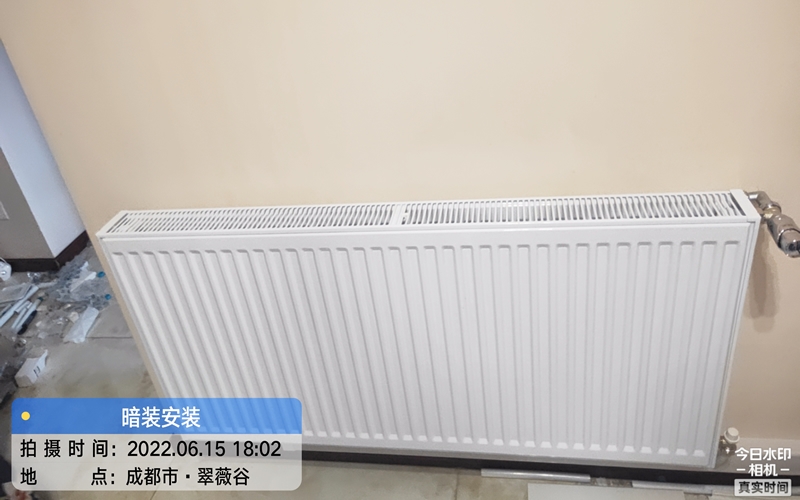 【三利麓山城11-2-901】德国威能明装暖气片安装施工