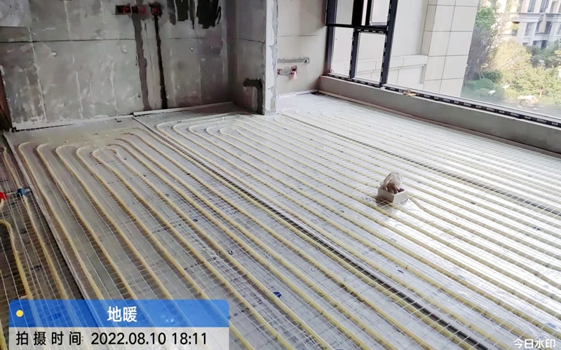 【紫瑞府12-301】德国威能地暖安装施工案例