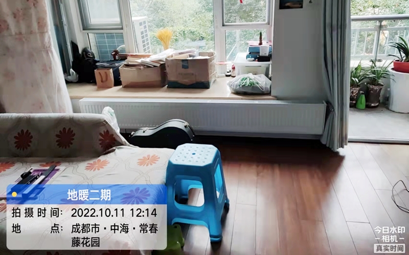 【中海常春藤花园2-5-603】德国威能明装暖气片安装施工