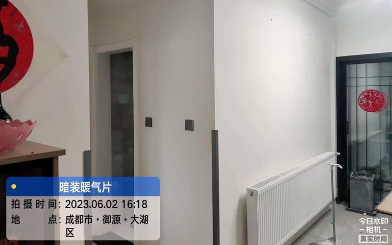 【御源大湖区55-2-1101】德国威能明装暖气片安装施工