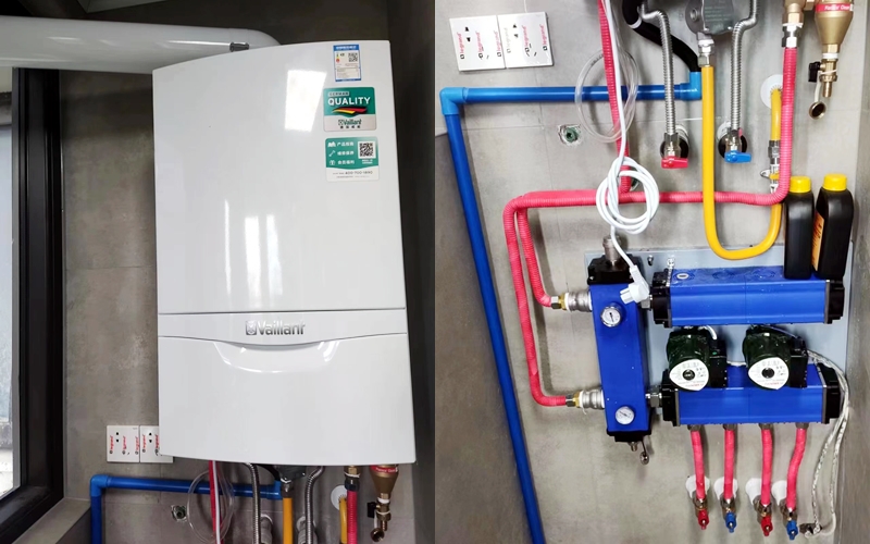 【蔚蓝轩A区1期2-1----】德国威能地暖安装施工案例