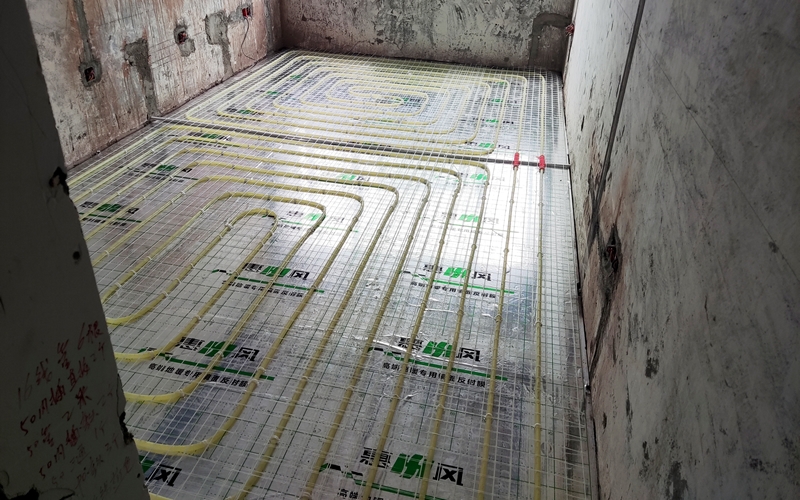 【橙堡3-1002】德国威能地暖安装施工案例