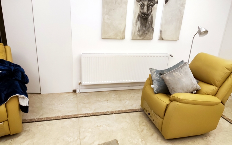 【溪山兰台11-1-101】德国威能明装暖气片安装施工