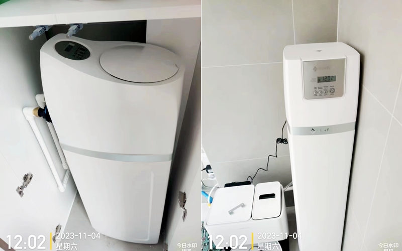 【九龙仓御园7-1---】美国滨特尔中央软水机和中央净水机安装