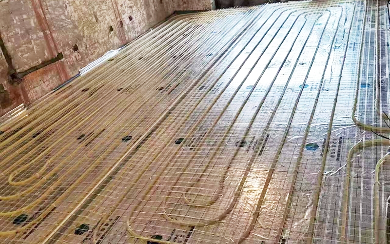 【中海常春滕2-5----】德国威能地暖安装施工案例