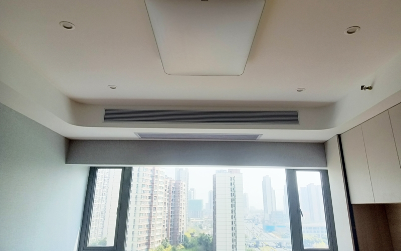 【滨江壹号20-1-1202】日立家用中央空调风口安装调试