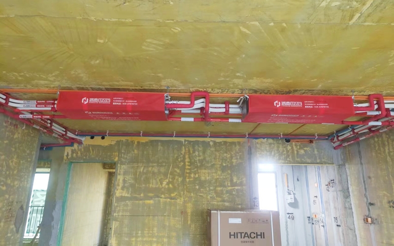 【中旅千川阅北区8-1-1101】日立家用中央空调多联机安装