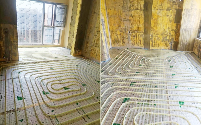 【龙欣苑8-1---】德国威能地暖安装施工案例