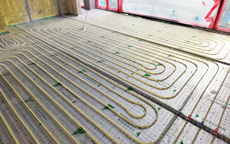 【中旅千川阅5-2----】德国威能地暖安装施工案例