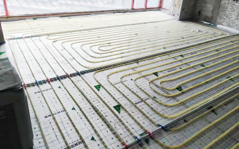 【中旅千川阅北区8-1-1---】德国威能地暖安装施工案例