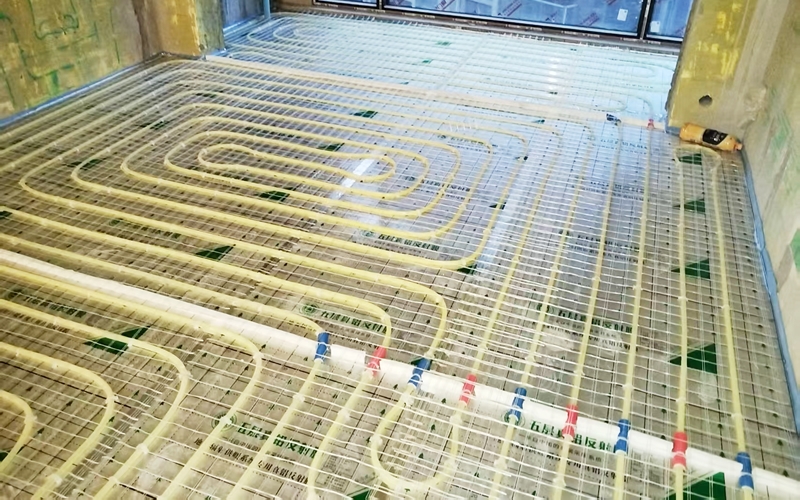 【山河玖璋1-1--4】德国威能地暖安装施工案例