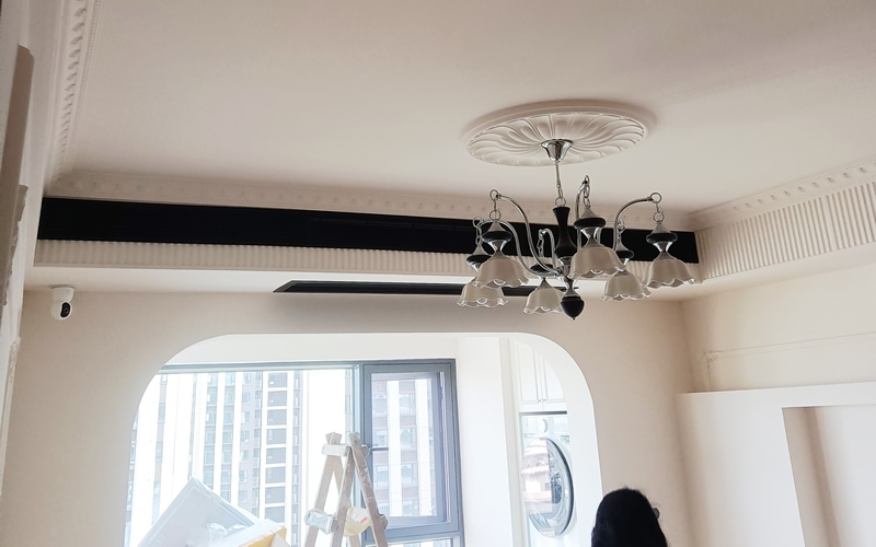 【海伦堡玖悦府8-1---】日立家用中央空调风管机安装