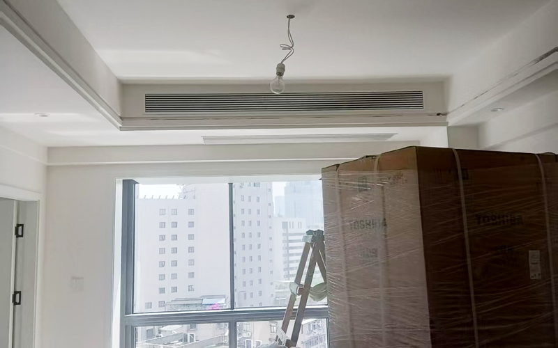 【证大正府1-1-1---】日立家用中央空调风管机安装