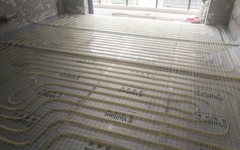 【川发天府上城2-1-701】德国威能地暖安装施工案例