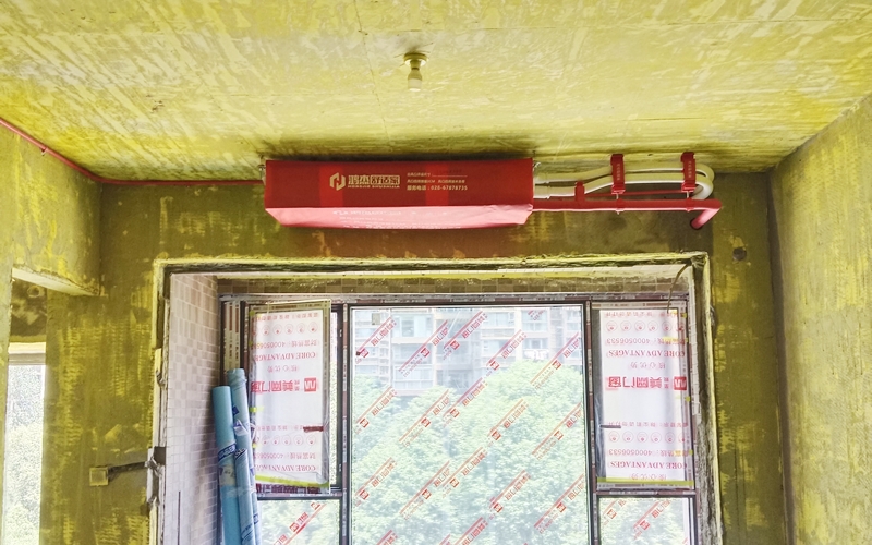 【山河玖章3-602】日立家用中央空调风管机安装