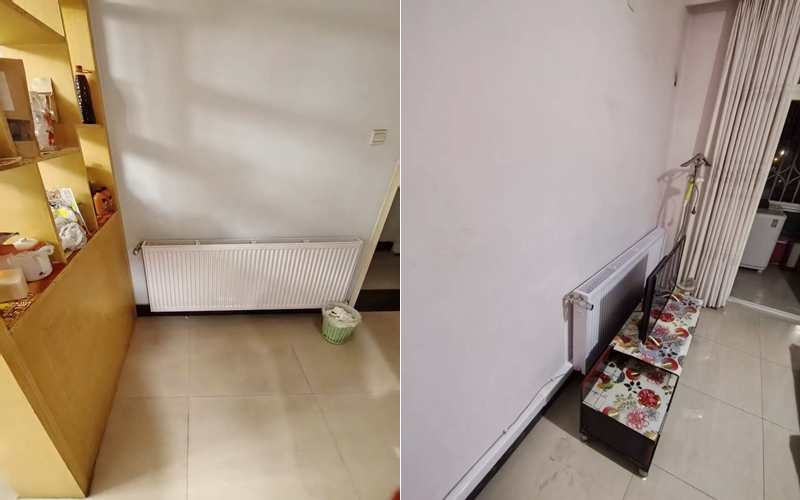 【独柏苑2-6-101】德国威能明装暖气片安装施工