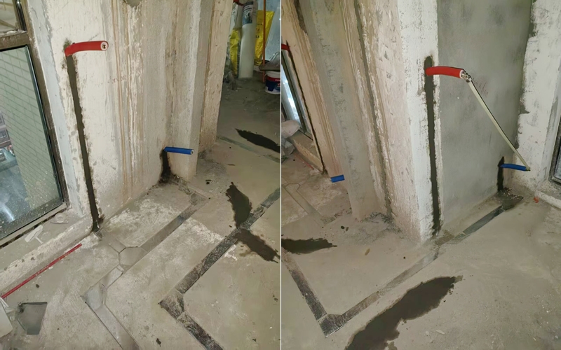 【蓝润·棠湖春天17-2-1203】德国威能暗装暖气片安装施工