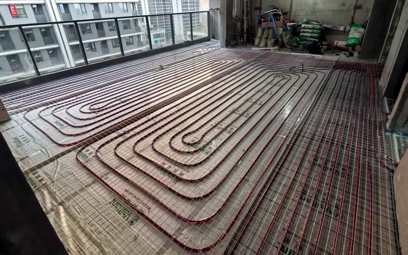 【招商未来公园城1-1---】德国威能地暖安装施工案例